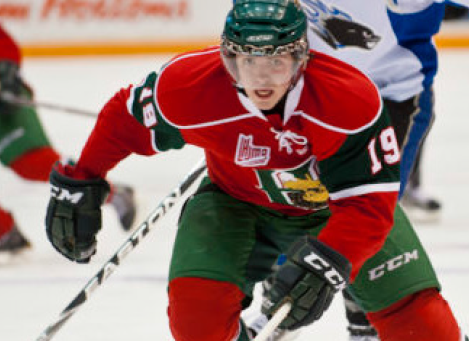17-year-old Ryan Falkenham led Halifax Mooseheads to 2013 Memorial Cup win. One year later a hip injury ended his dream of playing in the NHL.