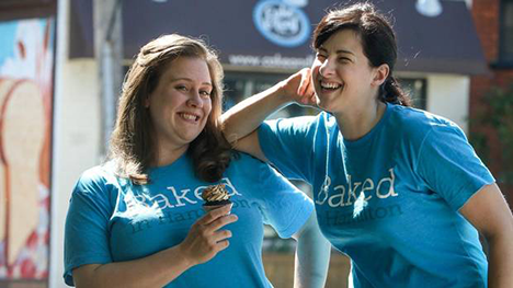 Josie Rudderham and Nicole Miller of Cake and Loaf Bakery